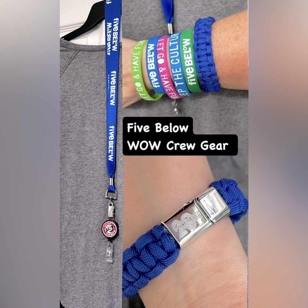 Five Below 20th anniversary WOW Crew Gear.